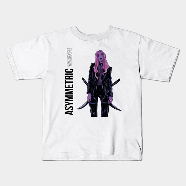 Asymmetric warfare Kids T-Shirt by andres uran